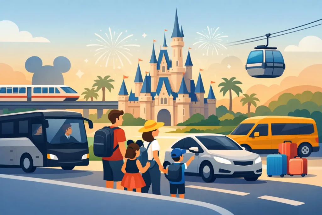 Best Transportation for Disney World Families
