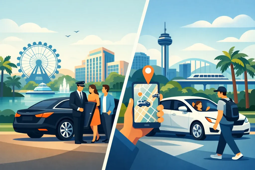 Private Car Service Versus Rideshare in Orlando