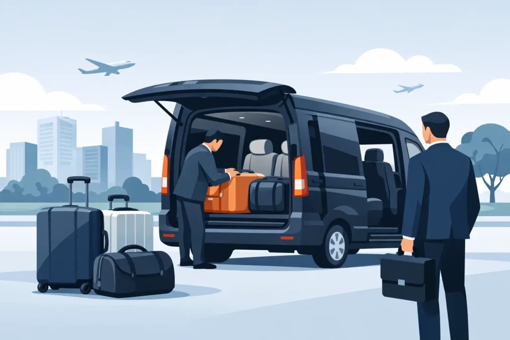 Do Executive Vans Fit Luggage? What to Expect