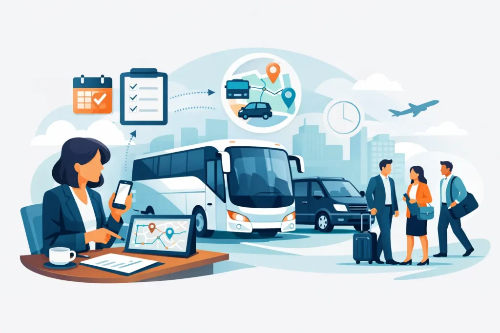 How to Arrange Group Transportation Without Stress