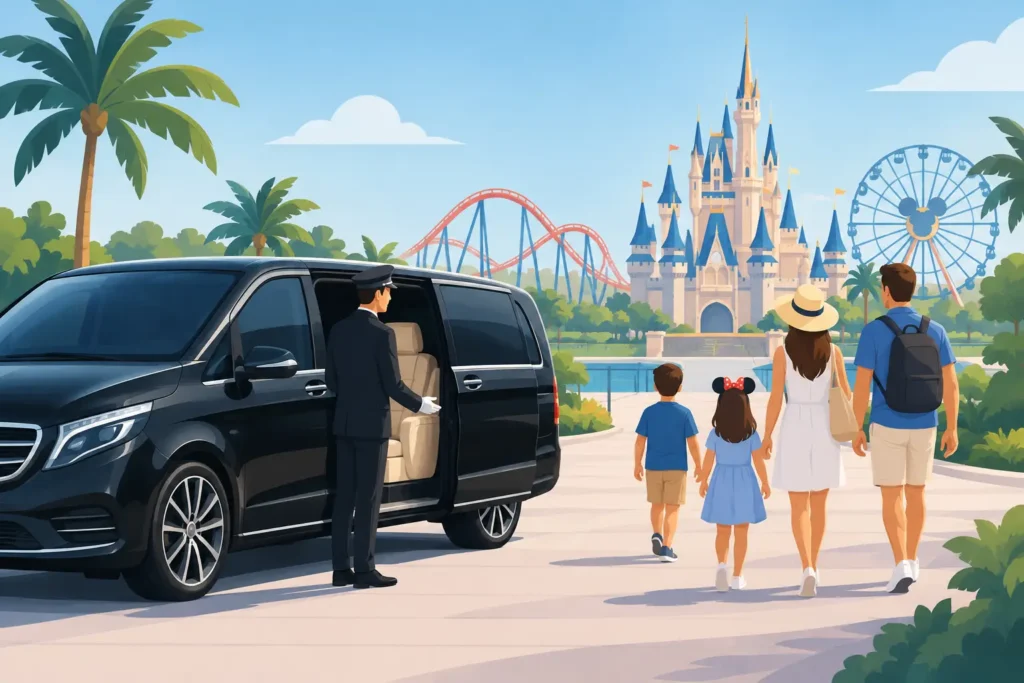 Luxury Transportation for Theme Park Vacations