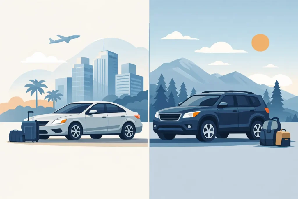 Sedan Versus SUV Transfer: Which Fits Your Trip?