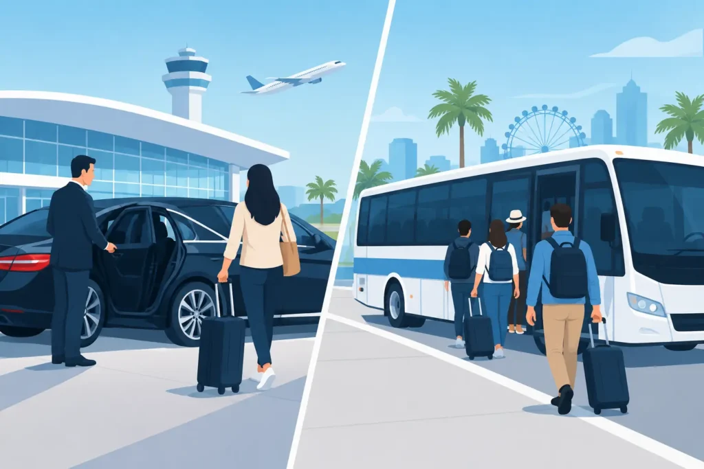 Airport Transfer Versus Shuttle for Orlando Trips