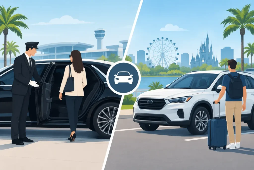 Chauffeur Versus Rental Car for Orlando Travel